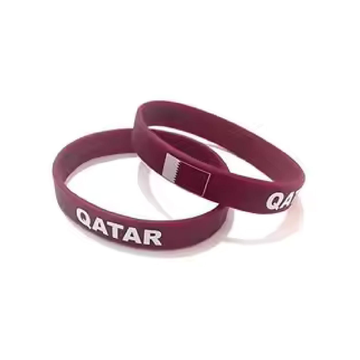 Qatar National Day Theme Silicone Band